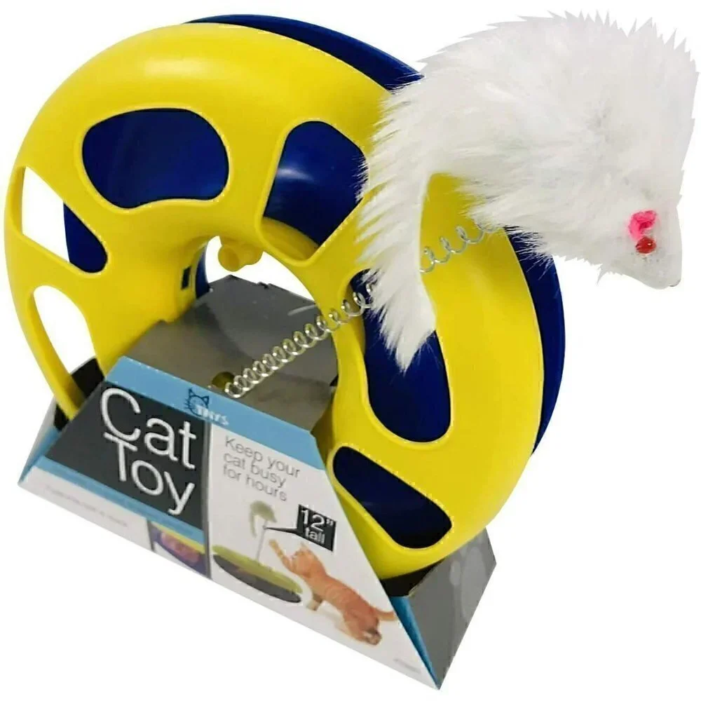 Ball Track Cat‎ Toy with Mouse Swatter